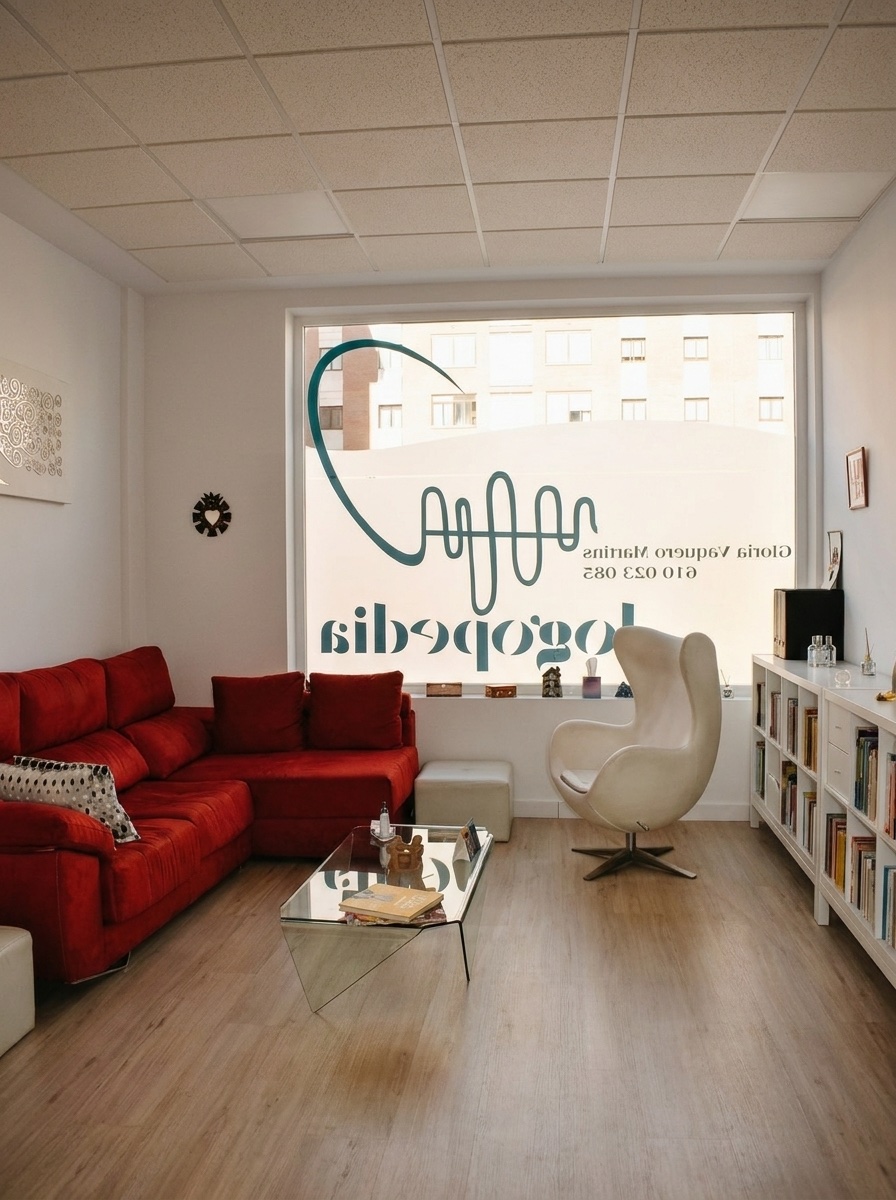 Sala de espera y consulta del centro
